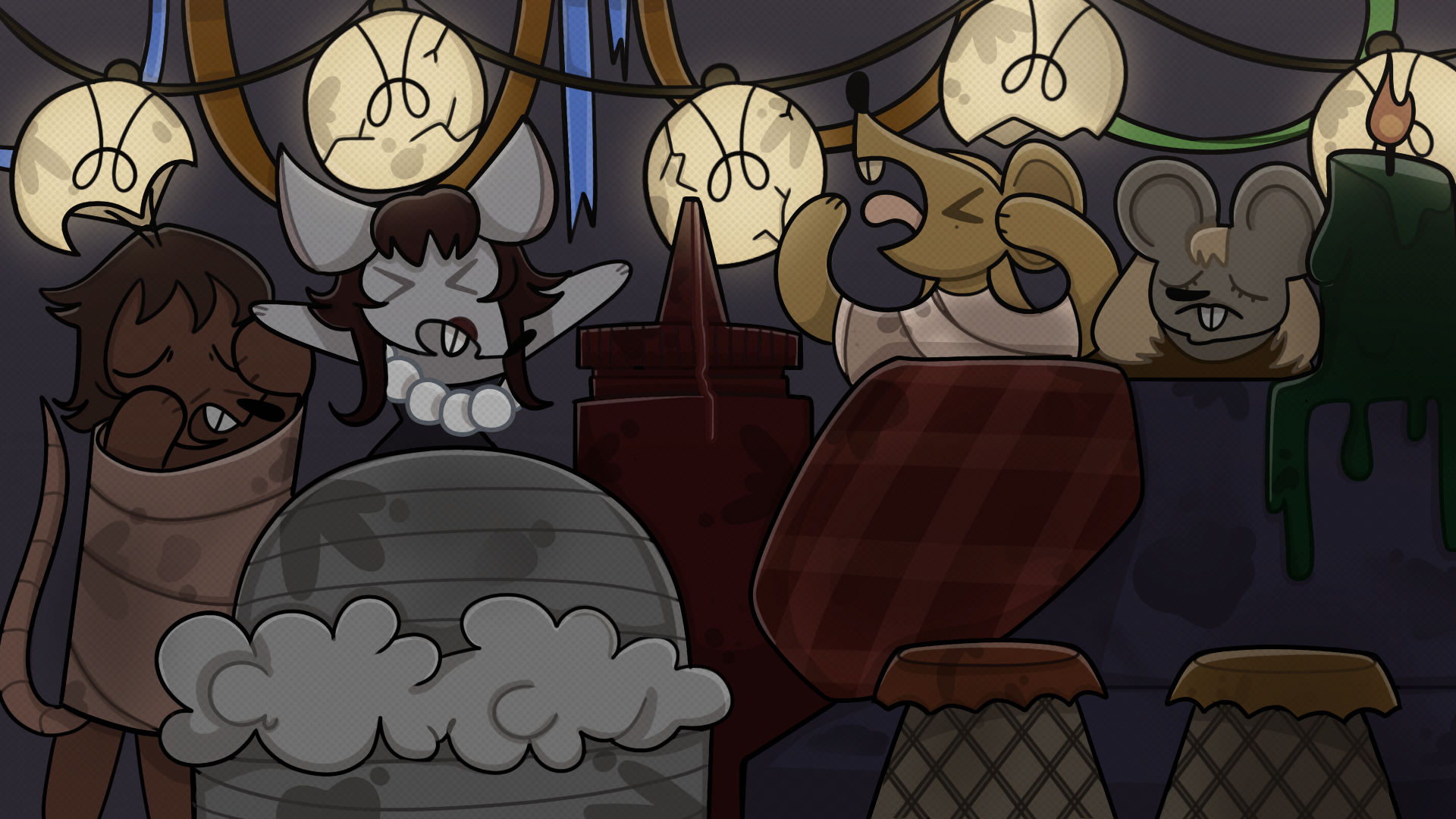 Diner scene