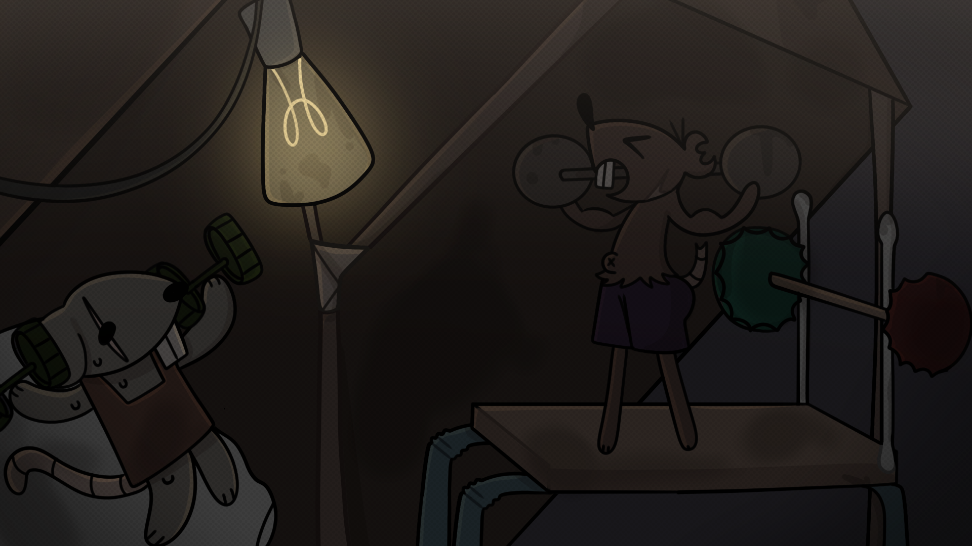 Gym scene