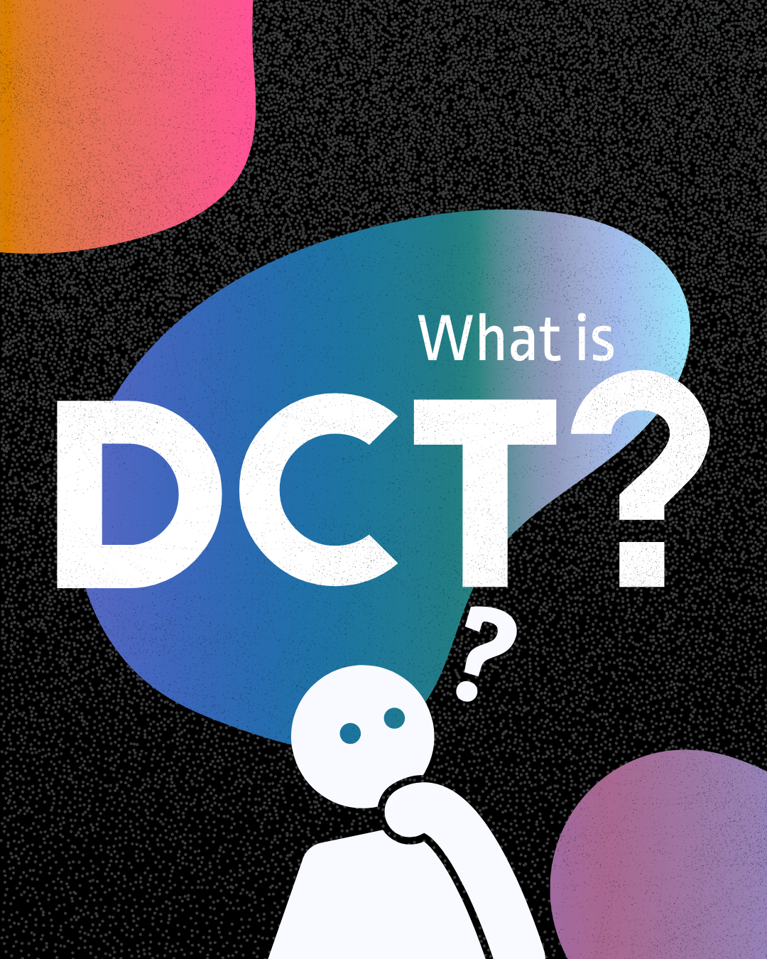 DCT brand identity sheet — logo, color palette, typography