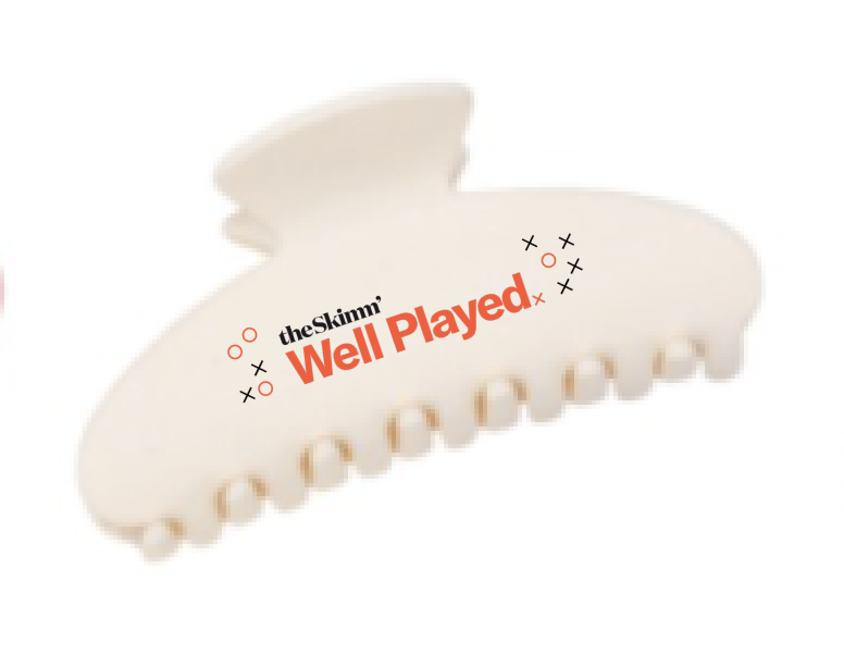 Well Played Hair Clip Design Mockup